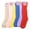 Solid 12 Pack, variant on Magg 6 or 12 Pairs of Womens Knee high Soft Fuzzy Solid Colorful Socks (Solid 12 Pack)
