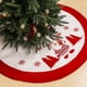 thumbnail image 1 of Falda para árbol de Navidad, 35"/ 90 cm, alfombra para árbol de Navidad, cubierta para base de árbol de Navidad (blanca), adornos para árbol de Navidad, 1 of 5