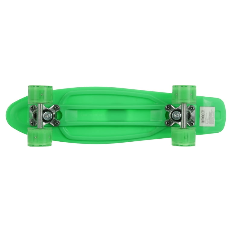 Dash Toyz Green Cruiser Light-Up Wheels Skateboard - Walmart.com