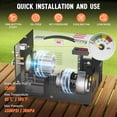 thumbnail image 3 of PCP Air Compressor, Portable 4500Psi / 30Mpa Pump, Supports 12V DC or 110V / 220V AC, Oil/Water-Free(Manual-Stop), 3 of 6