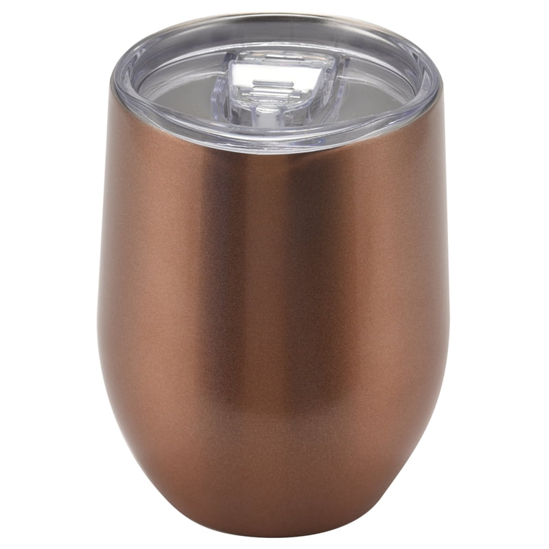 2Pack Wine Cup with Lid, 12 DoubleWalled, VacuumInsulated Stainless