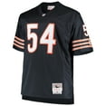 thumbnail image 2 of Men's Mitchell & Ness Brian Urlacher Navy Chicago Bears Big & Tall 2001 Retired Player Replica Jersey, 2 of 3