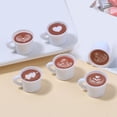 thumbnail image 4 of OULII 20 Pcs Miniature Tasse à Café Style Réaliste Résine Charmes pour Décoration de Fête d'Enfants, 4 of 8