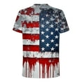 thumbnail image 4 of 4th of July T Shirts for Men American Flag T-Shirt Patriotic T Shirts Mens American Flag Shirt Men Print Fallow Round Neck T-Shirt Casual Fashion Short Sleeve Shirt, 4 of 5
