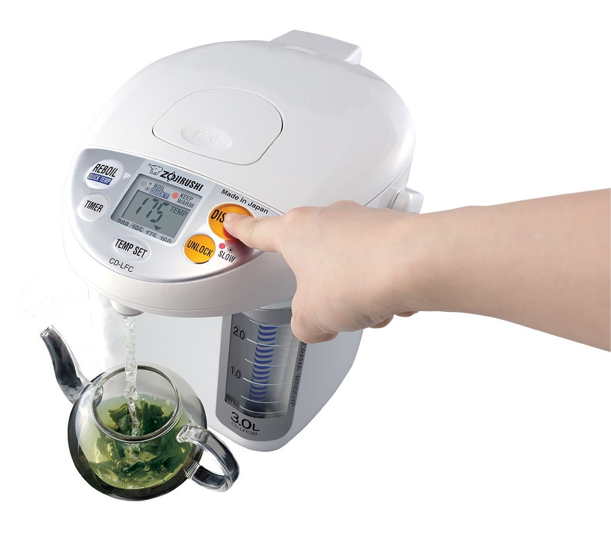 Zojirushi, Micom Water Boiler and Warmer, 3.0 L, White - Walmart.com