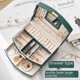 thumbnail image 2 of Caja de almacenamiento de joyas con cajón para accesorios de cabello dobles para niños, caja de almacenamiento de joyas para anillos, aretes, caja de regalo, 2 of 6