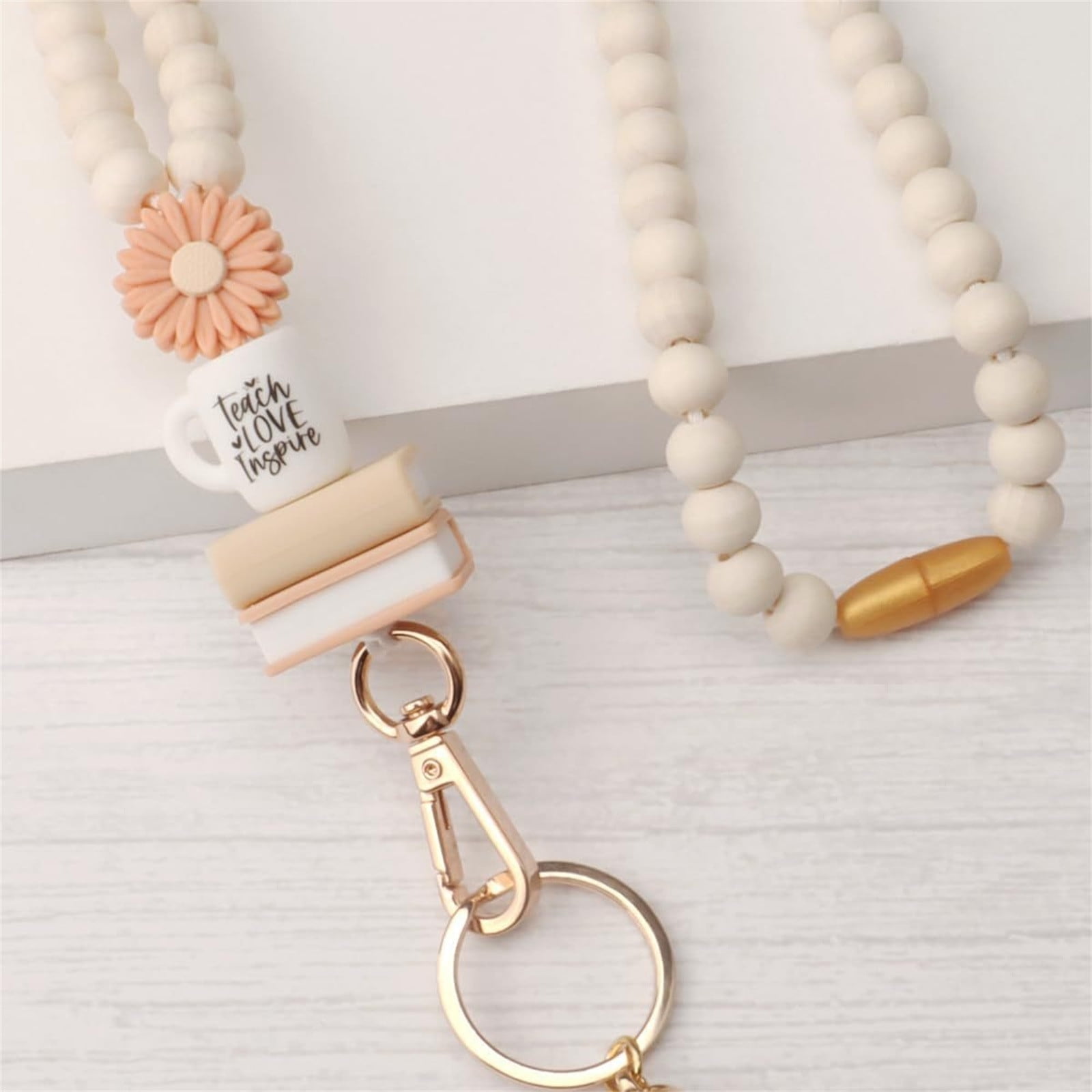 Wooden Book Lanyard