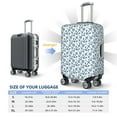 thumbnail image 6 of Qekee Nautical Theme Anchors Elastic Luggage Cover, Double-sided Print, Invisible Zipper, for Travel, Business, Daily - X-Large, 6 of 9
