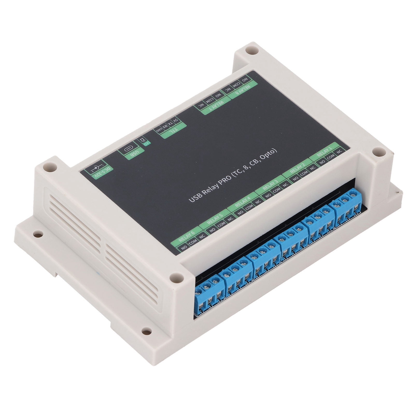 USB TTL Control Relay Module, LED Indicator Industrial Grade USB Relay ...