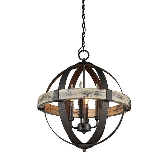 Artcraft Lighting - Menlo Park-5 Light Island in Transitional Style-4.5 Inches