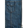 thumbnail image 4 of First Mfg Co - No Limit - Men's Motorcycle Biker Riding Blue Denim Vest - 6X Large, 4 of 5