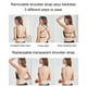 thumbnail image 4 of Women"s Deep V Plunge Convertible Bra with Clear Straps Low Back Bras for Low Back Dress, 4 of 4