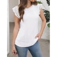 thumbnail image 4 of Blusa de Encaje con Cuello Alto para Mujer Talla S, 4 of 7