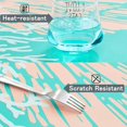 thumbnail image 4 of Nautical Coastal Rectangle Tablecloth 60x120 Inches Beach Ocean Print, Waterproof Stain Resistant WrinkleFree Table Cover, Ideal for Kitchen Dining Room Indoor and Outdoor Picnic Party, 4 of 6