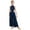Navy Blue, variant on Girls Sparkly Halter Sleeveless Backless Jumpsuit Shiny Jazz Latin Ballroom Dance Dress White 6