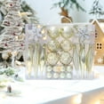 thumbnail image 6 of Christmas Christmas Ball Ornaments Set of 40,Christmas Plastic Balls Hanging Decorations Party Supplies, 6 of 9