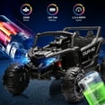 thumbnail image 6 of EastVita Ride on UTV Car, 24V Battery Powerd Electric Off-Road UTV Car w/Remote Control, 200W Motor, Spring Suspension, Music, LED Lights, Ride on Car, 6 of 7