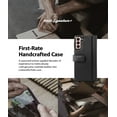 thumbnail image 3 of Ringke Folio Signature Plus Case Compatible with Samsung Galaxy S21 Plus, Handcrafted Artisan Leather Wallet Cover with Extra Card Slot - Black, 3 of 11