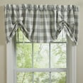 thumbnail image 6 of Park Designs Buffalo Check Lined Farmhouse  Dove Valance 60", 6 of 6