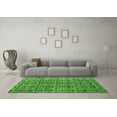 thumbnail image 3 of Ahgly Company Indoor Rectangle Abstract Green Modern Area Rugs, 2' x 5', 3 of 4