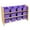 Purple, variant on wood designs see-all storage 12 compartment cubby with trays