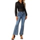thumbnail image 2 of CAMISA MESH TRANSPARENTE DE PUNTO CON CUELLO LARGO DE MUJER INSPIRADA CHIC TALLA 2XL NEGRO, 2 of 6