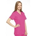 thumbnail image 5 of Cherokee Workwear Women's Scrubs Top Mock Wrap Tunic 4801, 5 of 5