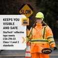 thumbnail image 3 of Pioneer Hi Vis Waterproof Heavy Duty Rainsuit - Hooded Rain Jacket and Bib Pants - 210D Oxford Poly/PVC - Orange, 3 of 9
