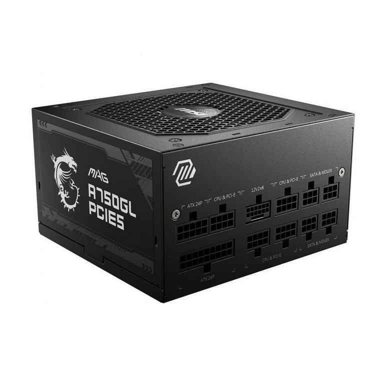 【新品未使用】MSI MAG A750GL PCIE5 750W MSI - MAG A750GL PCIE 5.0, 80 GOLD Fully Modular Gaming PSU
