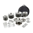 thumbnail image 3 of Stainless Steel Plates and Bowls Camping Set Durable for Party Hiking Picnic 36pcs, 3 of 10