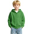 thumbnail image 2 of WhouRiu Boys Casual Zip Up Hoodies Solid Color Knit Ribbed Long Sleeve Hooded Sweatshirt With Pockets Kids Autumn Cozy Cute Sweatshirts,15-16 Years, 2 of 6