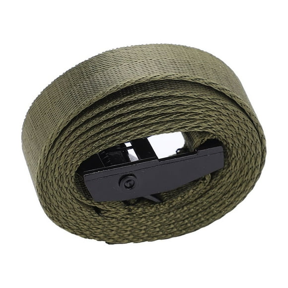 2Pcs Lashing Straps Green 25mm Heavy Duty Goods Tie Down Strapping Bands with Zinc Alloy Buckles3 Meters
