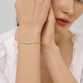 thumbnail image 3 of Pulsera Tennis Pearich en Oro Laminado 14K para Mujer 17 cm, 3 of 7