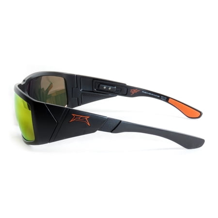 Renegade Pro Sports Angler Fletcher Polarized Adults Fishing Sunglasses - The Answer Black