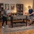 thumbnail image 4 of Gymax 3-in-1 Swivel Game Table w/Foosball Pool Billiards Table & Ping Pong Tabletop, 4 of 10