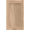 thumbnail image 1 of 16.25W x 22.5H Unfinished Oak Kitchen Cabinet Door Replacement, Shaker Style, 1 of 7