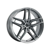 1 Platinum 17x8 5X4.50  40 464GN Lotus Gloss Gun Metal Grey Wheel Rim