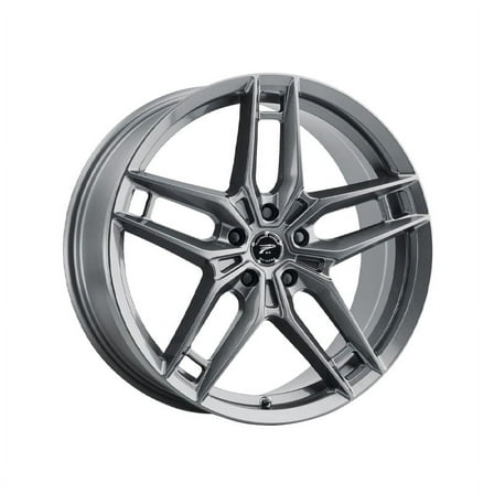 1 Platinum 17x8 5X4.50  40 464GN Lotus Gloss Gun Metal Grey Wheel Rim
