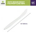 thumbnail image 2 of CIAO! Disposable White Knife Medium Weight Polypropylene (Case of 1,000), 2 of 7