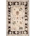 thumbnail image 2 of SAFAVIEH Maharaja Dzvezda Border Area Rug, Beige/Charcoal, 8' x 10', 2 of 7