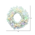 thumbnail image 2 of Vickerman 30" Sparkle White Spruce Artificial Christmas Wreath, Multi-Colored LED Lights, 2 of 3