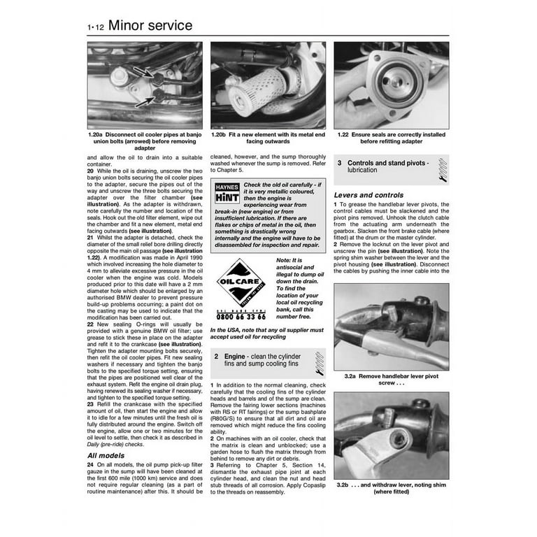 朝*び様 Haynes BMW 2-value Twins '70 to '96 BMW 2-Valve Twins '70 to '96 (Haynes Service & Repair Manual
