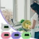 thumbnail image 1 of Dispensador de Jabón de Cocina Todo En Uno con Soporte para Esponja, Cepillo de Limpieza y Prensa de Detergente para Encimeras, Lavavajillas y Limpieza de Superficies: Solución de Almacenamiento Circ, 1 of 2