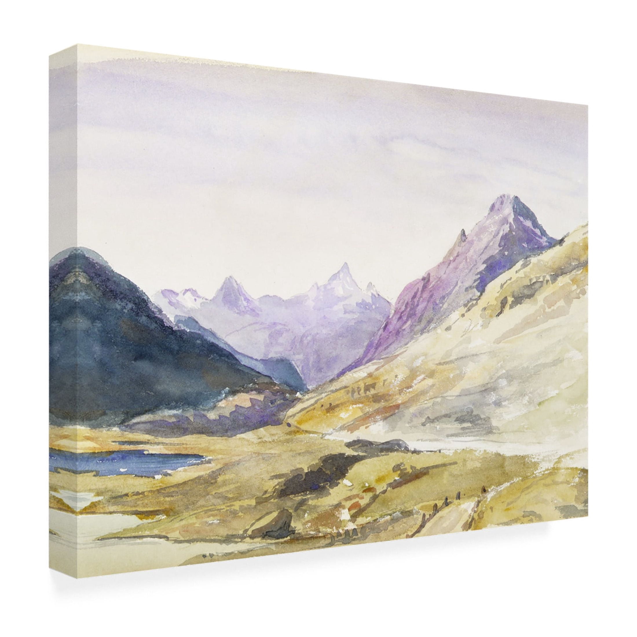 Trademark Fine Art John Singer Sargent  Sargent Mountainous Landscapes VI Canvas Wall Art