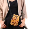 thumbnail image 4 of HELLHERO Double Zipper Shoulder Bag Men, Women Vintage Tractors Print Polyester Outdoor Travel 4.33"x1.97"x7.09" Lightweight, 4 of 7