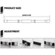 thumbnail image 5 of Pulsera ajustable de acero de titanio Punk para hombre (negro), pulsera envuelta en silicona, brazalete de acero inoxidable, 5 of 5