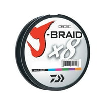 Daiwa J-Braid Braided Fishing Line - 80 lbs, 550 yds - Multi Color - JB8U80-500MU