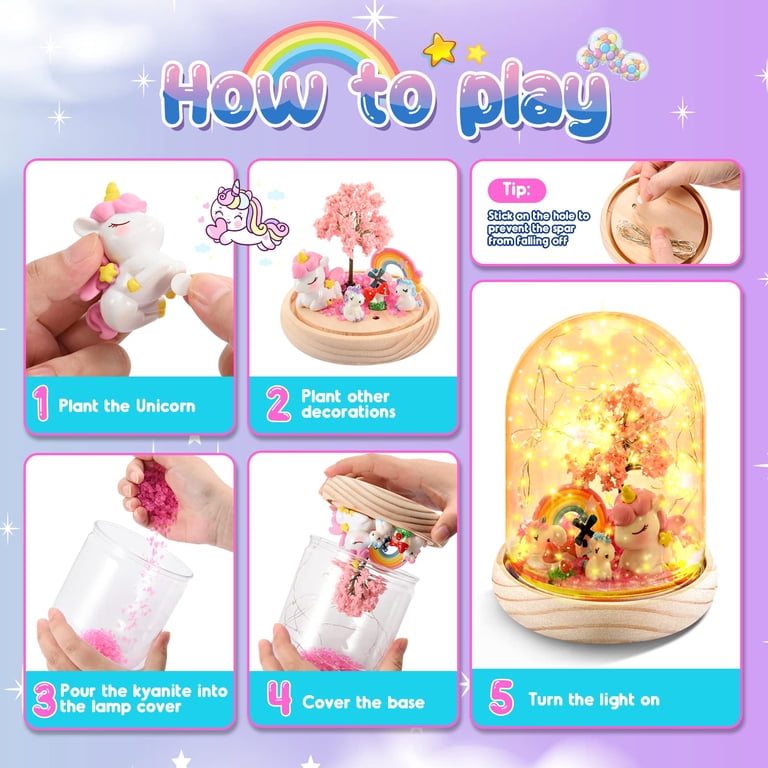 ATOPDREAM Unicorn Night Light Craft Kit, Ages 3-12 photo 7