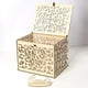 thumbnail image 4 of Naiovety Caja de regalo de tarjeta de boda de vintage Caja de tarjeta de boda desmontable Caja de tarjeta de evento festivo para decoración del Artesanía Naiovety HA013616-00, 4 of 6