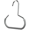 thumbnail image 2 of Durable Steel Hangers: Maximize Closet Space with Versatile Storage, Stainless Steel Hangers with Hooks for Hats, Scarves, Belts, Heavy Duty Space Saving Closet Organizer(3pcs*Gray), 2 of 7